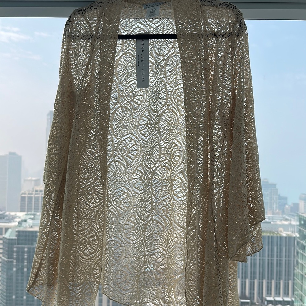 Swim cover up or light sweater